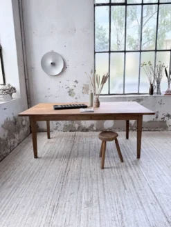 Table de ferme pitchpin 2 x 1 m années 1950