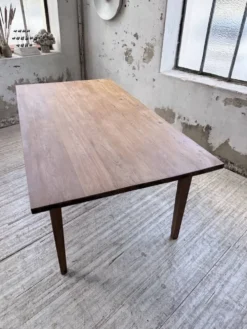 Table de ferme pitchpin 2 x 1 m années 1950