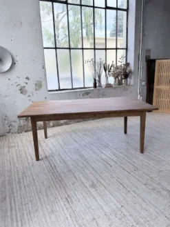 Table de ferme pitchpin 2 x 1 m années 1950