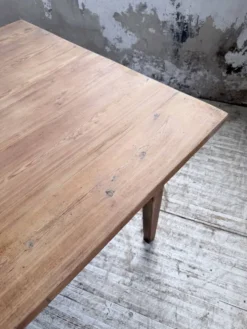 Table de ferme pitchpin 2 x 1 m années 1950