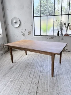Table de ferme pitchpin 2 x 1 m années 1950
