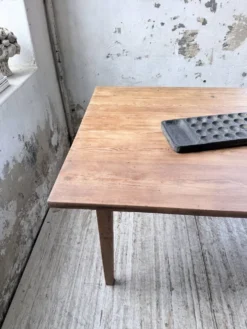 Table de ferme pitchpin 2 x 1 m années 1950