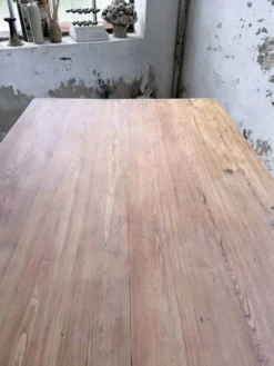 Table de ferme pitchpin 2 x 1 m années 1950