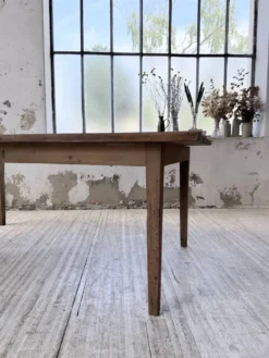 Table de ferme pitchpin 2 x 1 m années 1950