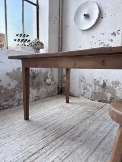 Table de ferme pitchpin 2 x 1 m années 1950