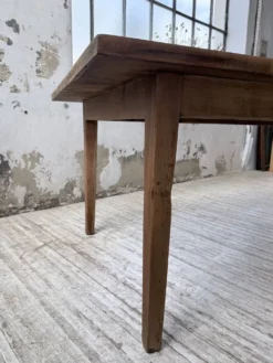 Table de ferme pitchpin 2 x 1 m années 1950