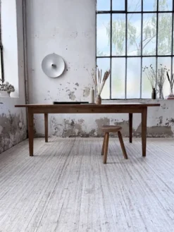 Table de ferme pitchpin 2 x 1 m années 1950
