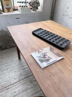Table de ferme pitchpin 2 x 1 m années 1950