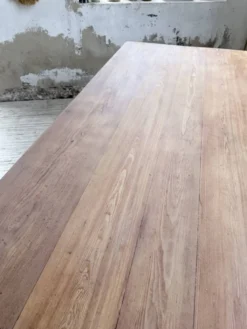 Table de ferme pitchpin 2 x 1 m années 1950