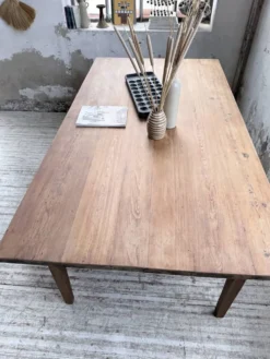 Table de ferme pitchpin 2 x 1 m années 1950