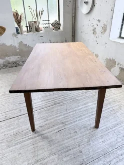 Table de ferme pitchpin 2 x 1 m années 1950