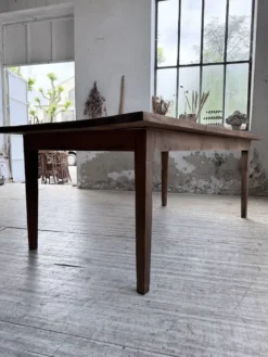 Table de ferme pitchpin 2 x 1 m années 1950