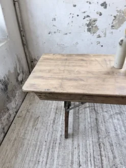 Table de ferme pliante en pin 1950 XL