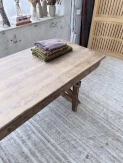 Table de ferme pliante en pin 1950 XL