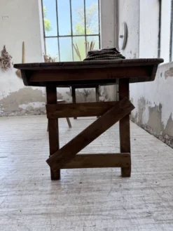 Table de ferme pliante en pin 1950 XL