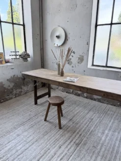 Table de ferme pliante en pin 1950 XL