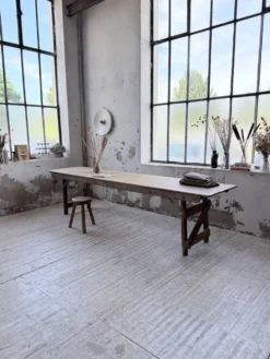 Table de ferme pliante en pin 1950 XL
