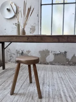 Table de ferme pliante en pin 1950 XL