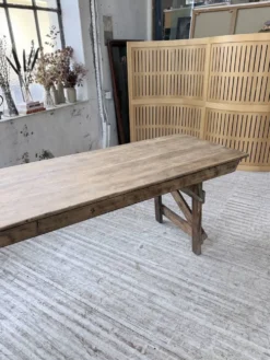 Table de ferme pliante en pin 1950 XL