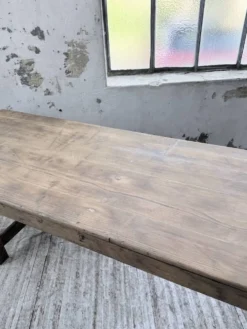 Table de ferme pliante en pin 1950 XL