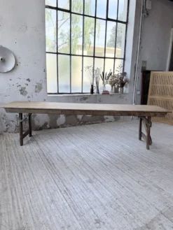 Table de ferme pliante en pin 1950 XL