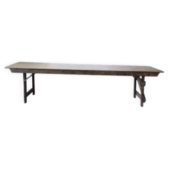 Table de ferme pliante en pin 1950 XL