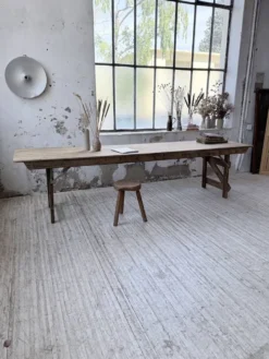 Table de ferme pliante en pin 1950 XL