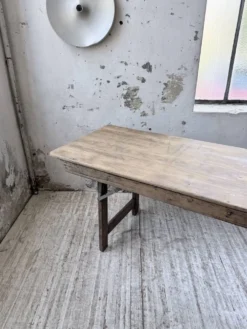 Table de ferme pliante en pin 1950 XL