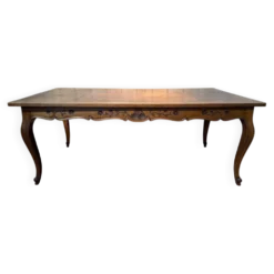 Table de ferme – Style Louis XV – Chêne massif – Début XXe