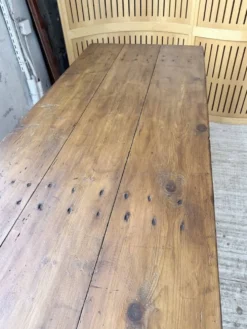Table de ferme tréteaux XXL 4m et ses bancs