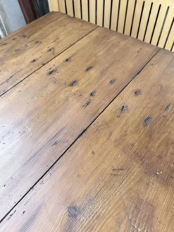 Table de ferme tréteaux XXL 4m et ses bancs