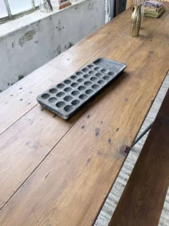 Table de ferme tréteaux XXL 4m et ses bancs