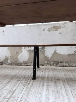 Table de ferme tréteaux XXL 4m et ses bancs