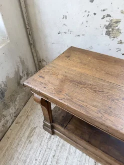 Table de gantier drapière 1900 chêne massif 330cm XL
