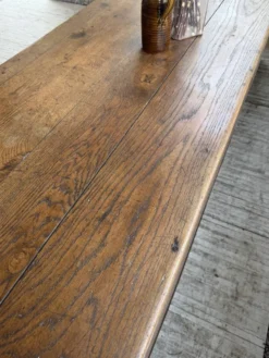 Table de gantier drapière 1900 chêne massif 330cm XL