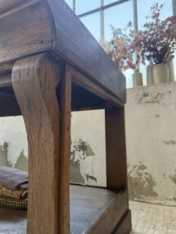 Table de gantier drapière 1900 chêne massif 330cm XL