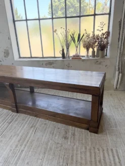 Table de gantier drapière 1900 chêne massif 330cm XL