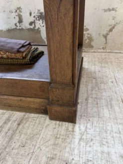 Table de gantier drapière 1900 chêne massif 330cm XL