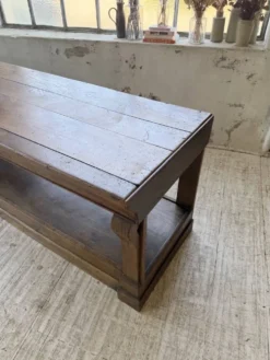 Table de gantier drapière 1900 chêne massif 330cm XL