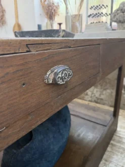 Table de gantier drapière 1900 chêne massif 330cm XL