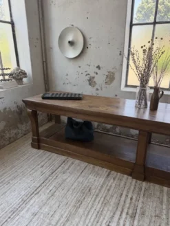 Table de gantier drapière 1900 chêne massif 330cm XL