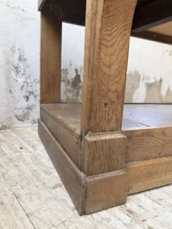 Table de gantier drapière 1900 chêne massif 330cm XL