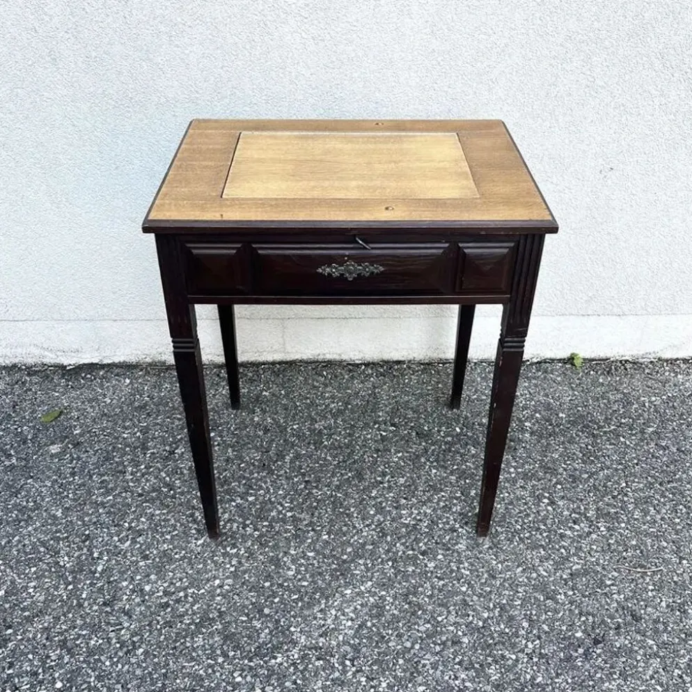 Table de jeux ancienne en bois