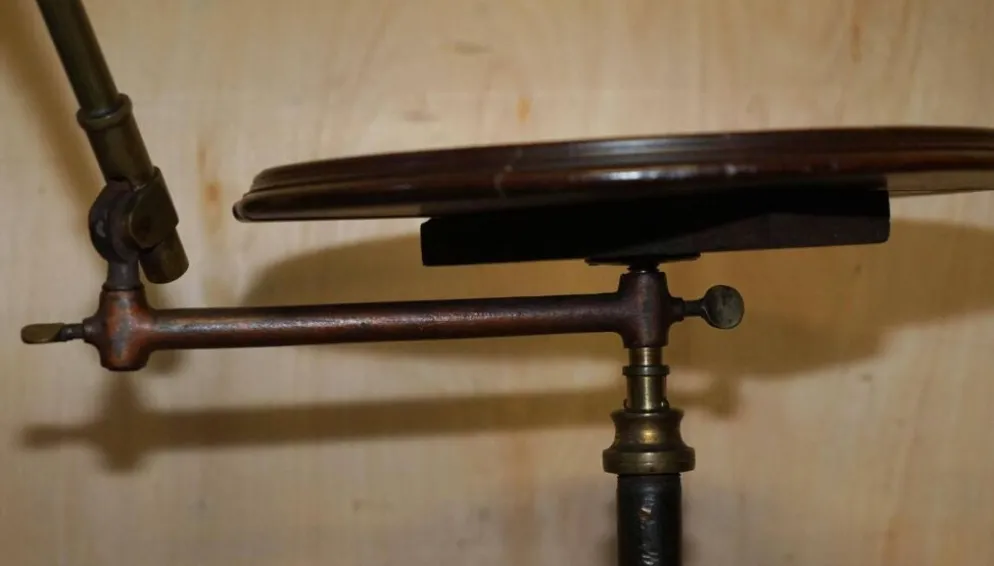 Table de lecture ou musique ajustable victorienne Leveson & Son métal