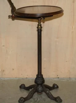 Table de lecture ou musique ajustable victorienne Leveson & Son métal