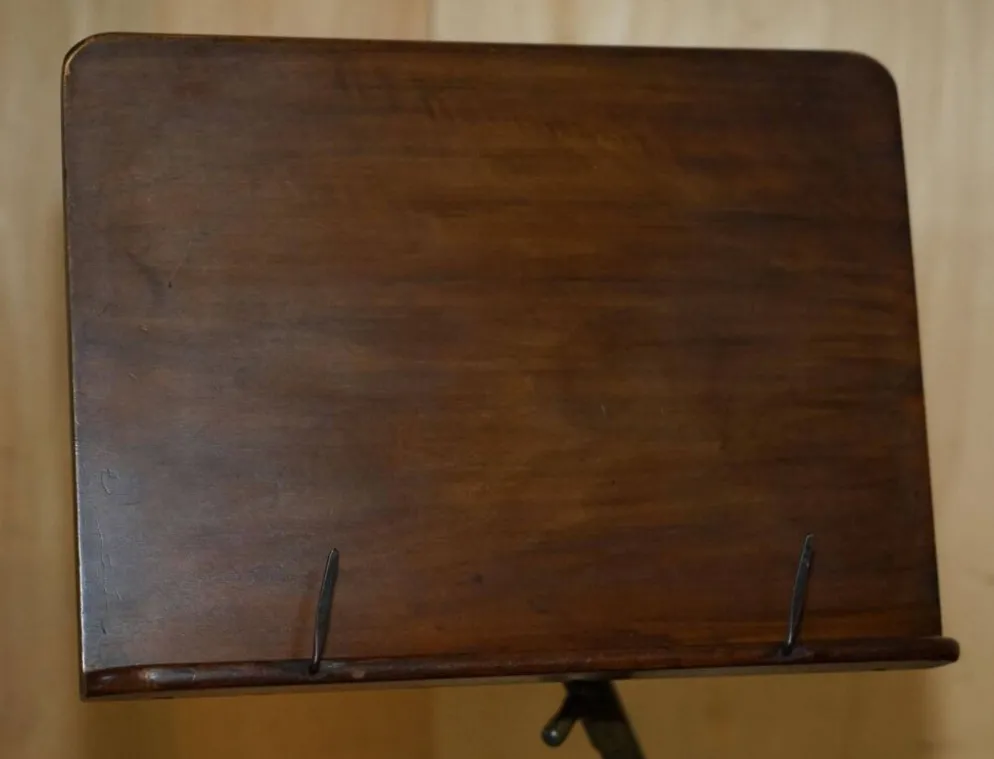 Table de lecture ou musique ajustable victorienne Leveson & Son métal