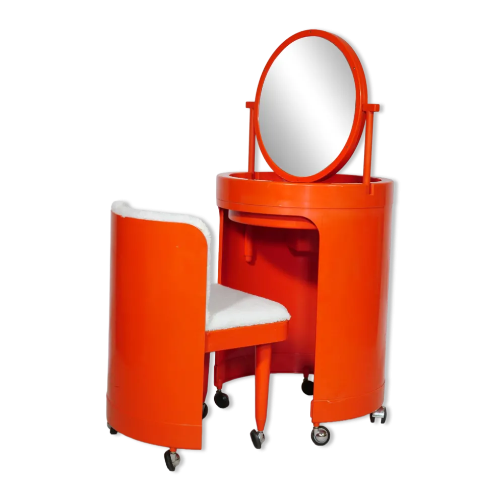 Table de maquillage en plastique par Studio Kastilia pour Fanini Fain S.P.A., années 1970.