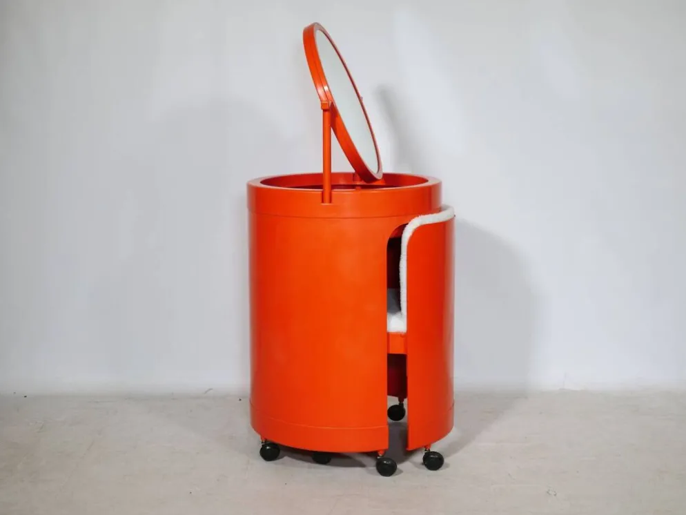 Table de maquillage en plastique par Studio Kastilia pour Fanini Fain S.P.A., années 1970.