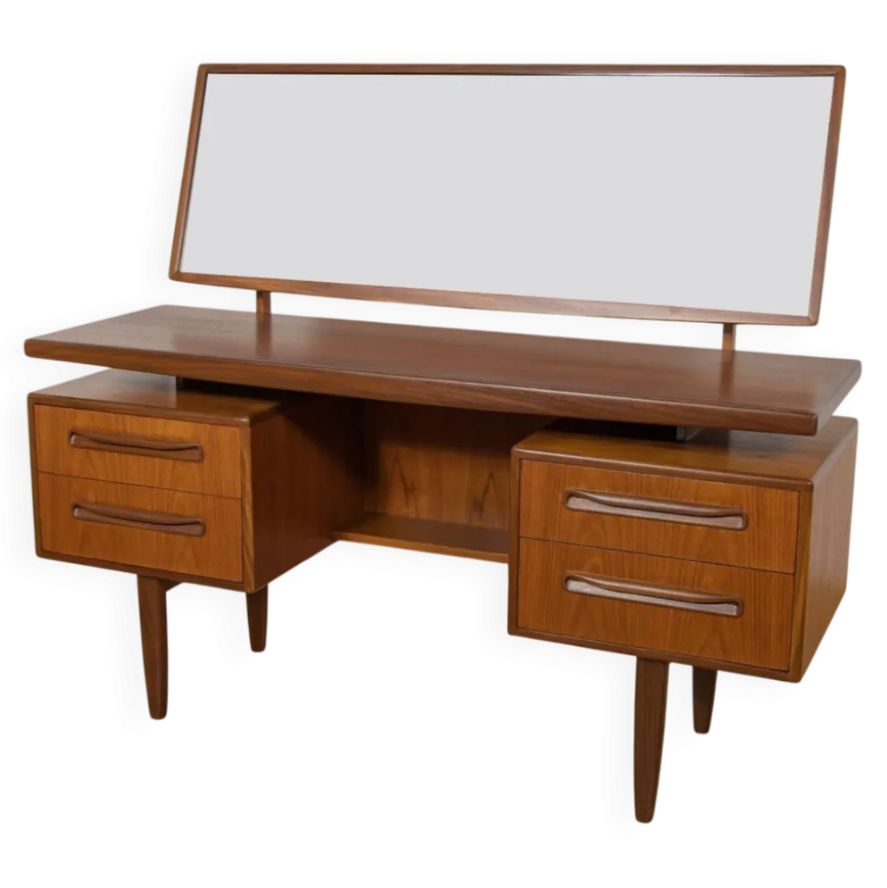 Table de maquillage en teck du milieu du siècle par Victor Wilkins pour G-Plan, Royaume-Uni, années 1960.