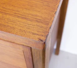 Table de maquillage en teck Gordon Russell du milieu du siècle